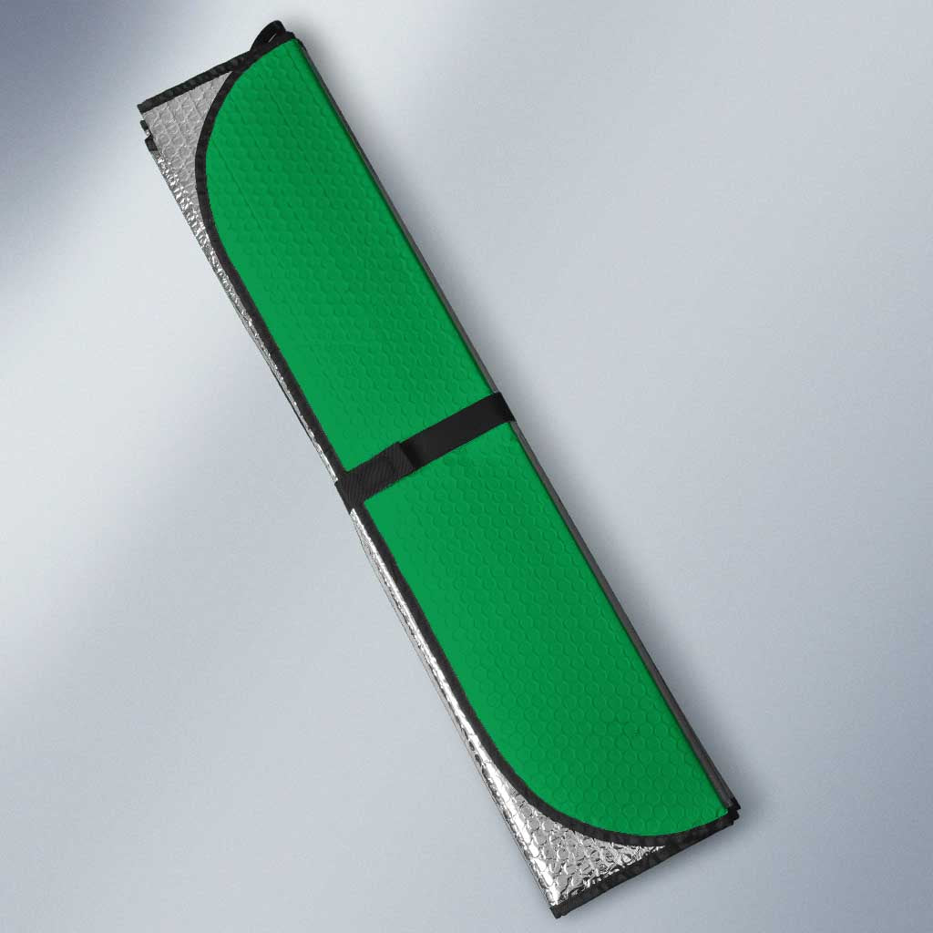 Republic of The Congo Personalized Auto Sun Shade Simple Flag Style