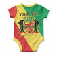 Republic of The Congo Personalized Baby Onesie Simple Flag Style