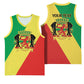 Republic of The Congo Personalized Basketball Jersey Simple Flag Style LT9