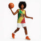 Republic of The Congo Personalized Basketball Jersey Simple Flag Style LT9