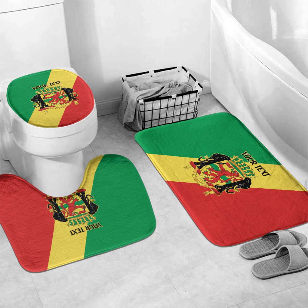 Republic of The Congo Personalized Bathroom Set Simple Flag Style
