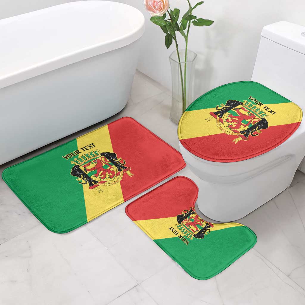 Republic of The Congo Personalized Bathroom Set Simple Flag Style