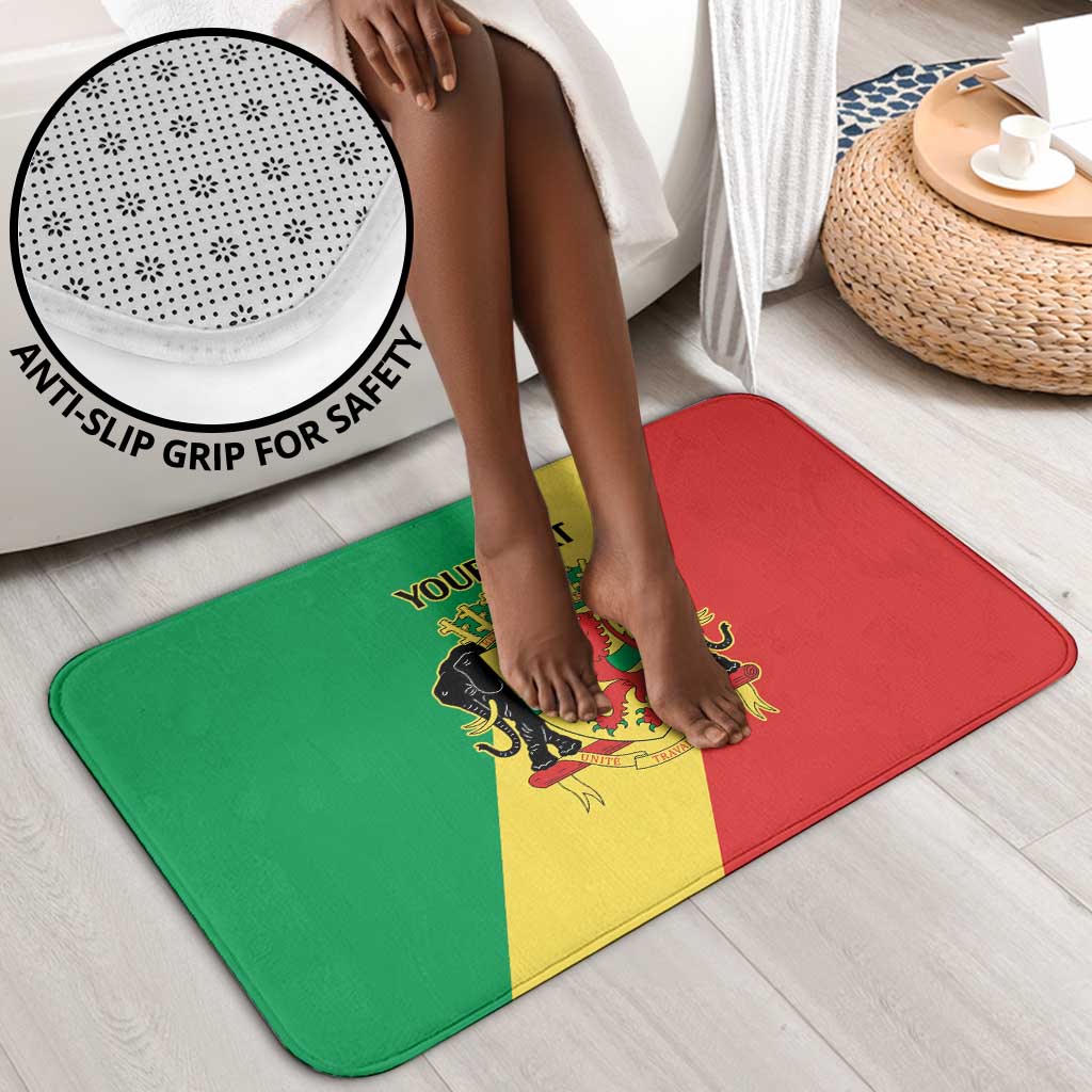 Republic of The Congo Personalized Bathroom Set Simple Flag Style