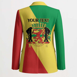 Republic of The Congo Personalized Blazer Simple Flag Style