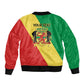 Republic of The Congo Personalized Bomber Jacket Simple Flag Style - African Pride