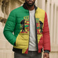 Republic of The Congo Personalized Bomber Puffer Jacket Simple Flag Style