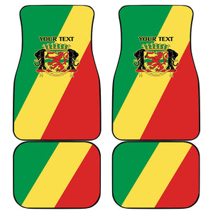 Republic of The Congo Personalized Car Mats Simple Flag Style - African Pride
