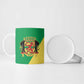 Republic of The Congo Personalized Ceramic Mug Simple Flag Style