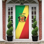 Republic of The Congo Personalized Door Cover Simple Flag Style