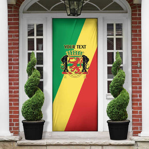 Republic of The Congo Personalized Door Cover Simple Flag Style