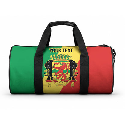 Republic of The Congo Personalized Duffle Bag Simple Flag Style