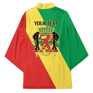 Republic of The Congo Personalized Kimono Simple Flag Style