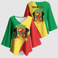 Republic of The Congo Personalized Kimono Sleeve Blouse Simple Flag Style