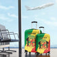 Republic of The Congo Personalized Luggage Cover Simple Flag Style - African Pride