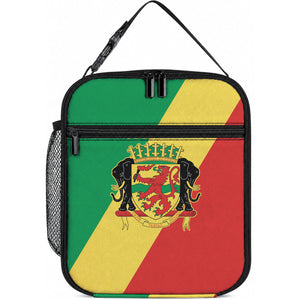 Republic of The Congo Personalized Lunch Bag Simple Flag Style