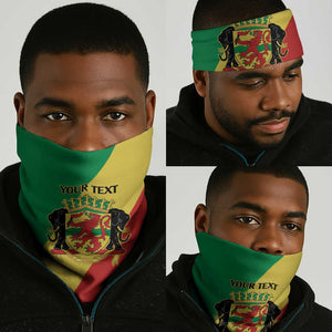 Republic of The Congo Personalized Neck Gaiter Simple Flag Style LT9