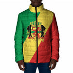 Republic of The Congo Personalized Padded Jacket Simple Flag Style