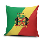 Republic of The Congo Personalized Pillow Cover Simple Flag Style