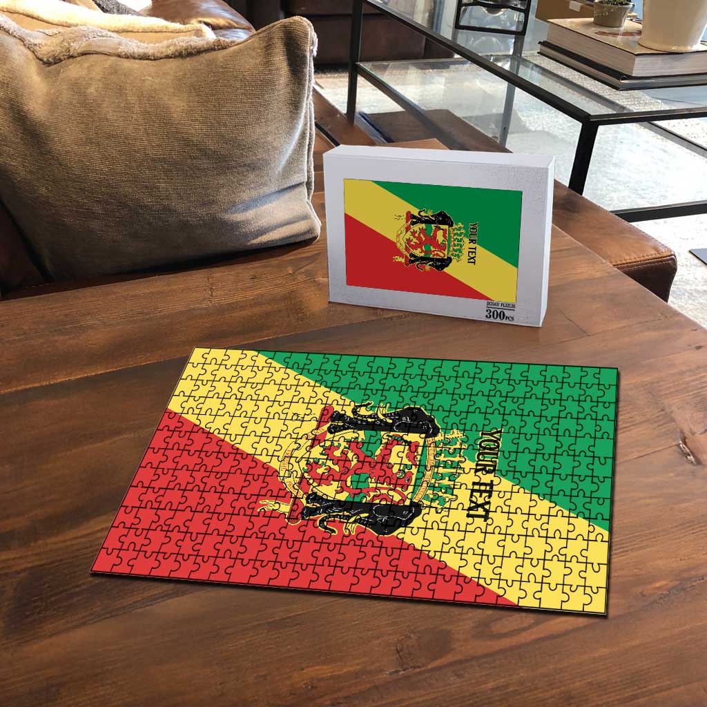 Republic of The Congo Personalized Puzzle Simple Flag Style