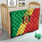 Republic of The Congo Personalized Quilt Simple Flag Style - African Pride