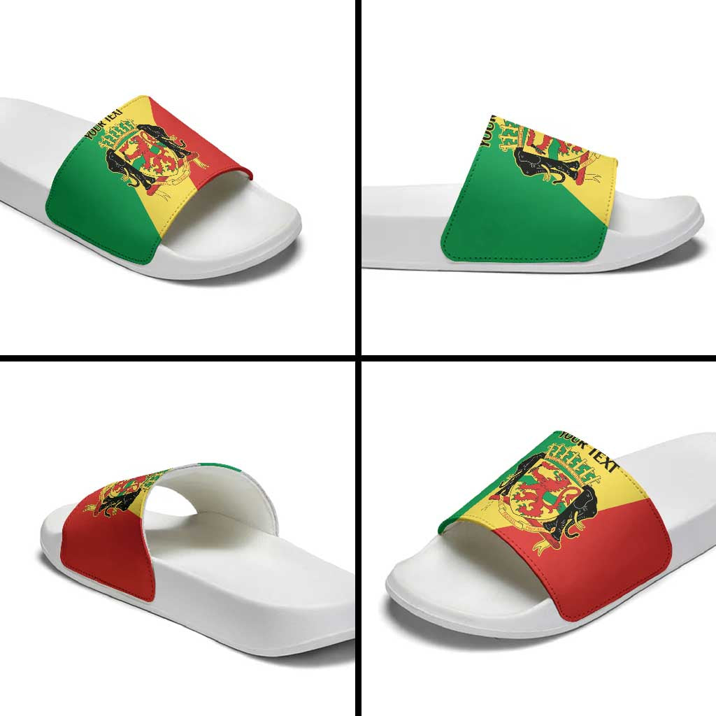 Republic of The Congo Personalized Slide Sandals Simple Flag Style