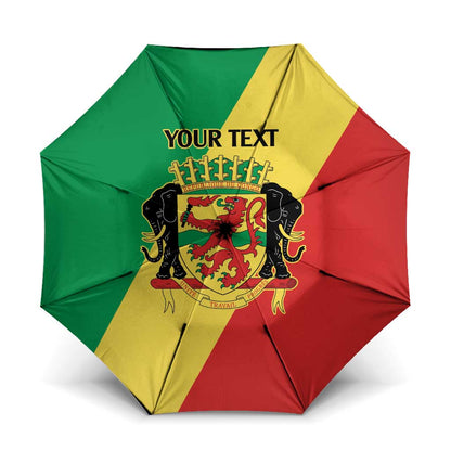 Republic of The Congo Personalized Umbrella Simple Flag Style