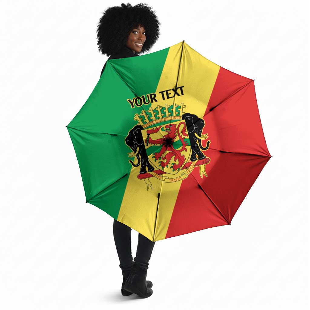 Republic of The Congo Personalized Umbrella Simple Flag Style
