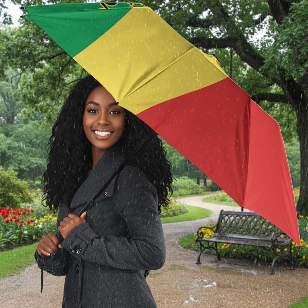 Republic of The Congo Personalized Umbrella Simple Flag Style