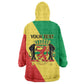 Republic of The Congo Personalized Wearable Blanket Hoodie Simple Flag Style - African Pride