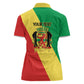 Republic of The Congo Personalized Women Polo Shirt Simple Flag Style - African Pride