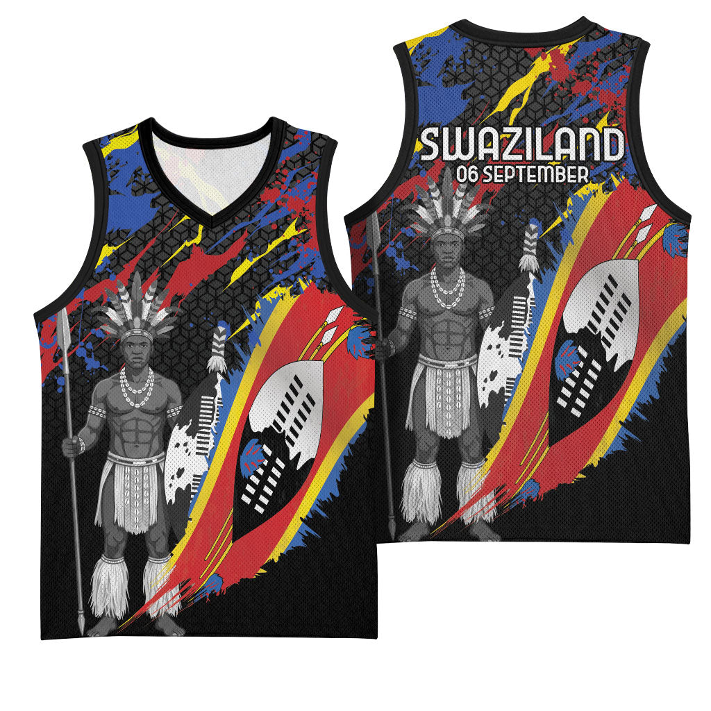 Swaziland Eswatini Somhlolo Day Basketball Jersey Independence Day