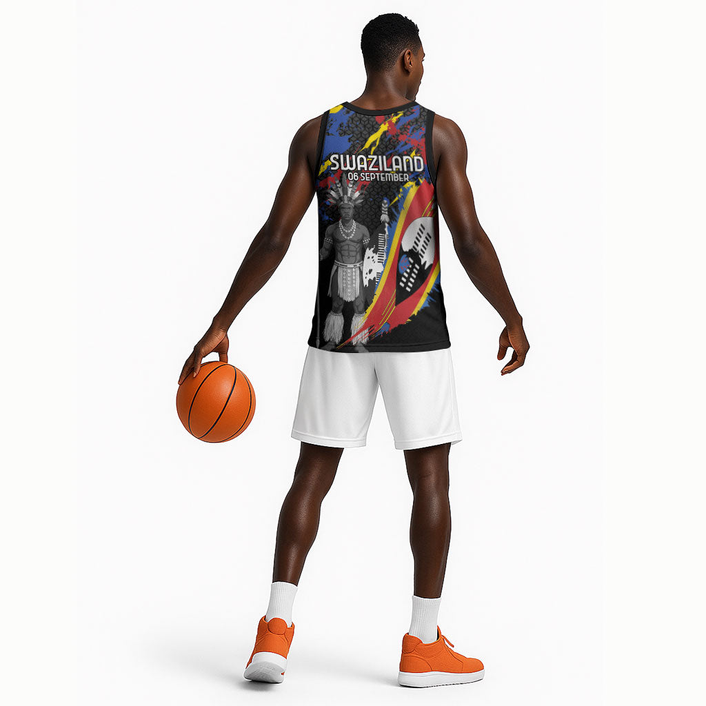 Swaziland Eswatini Somhlolo Day Basketball Jersey Independence Day