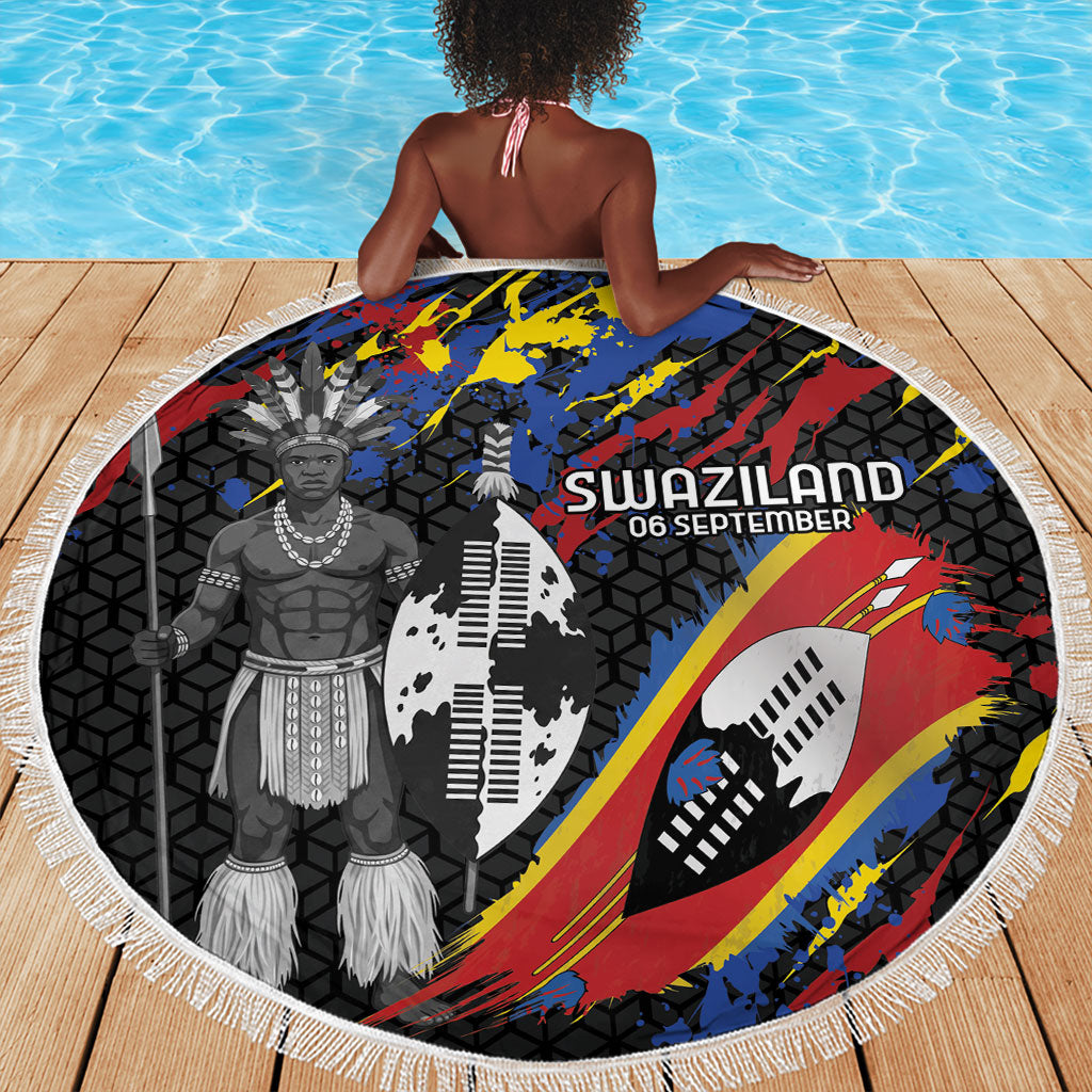 Swaziland Eswatini Somhlolo Day Beach Blanket Independence Day