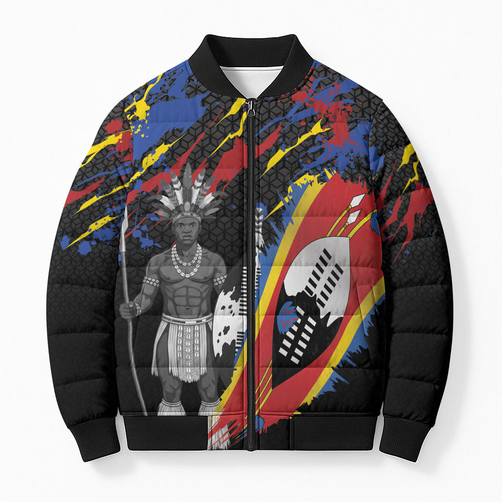 Swaziland Eswatini Somhlolo Day Bomber Puffer Jacket Independence Day