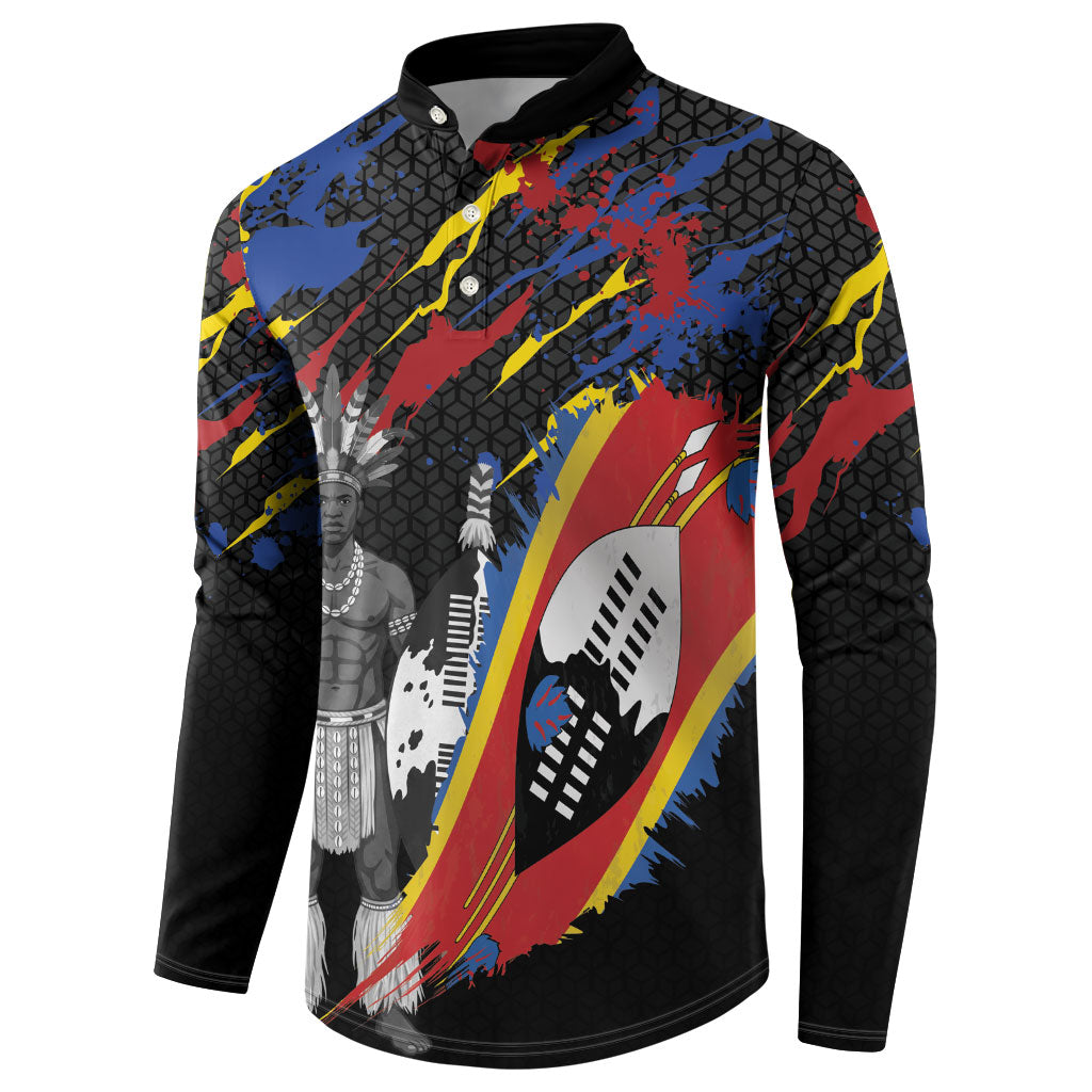 Swaziland Eswatini Somhlolo Day Button Sweatshirt Independence Day