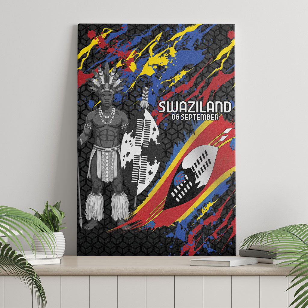 Swaziland Eswatini Somhlolo Day Canvas Wall Art Independence Day