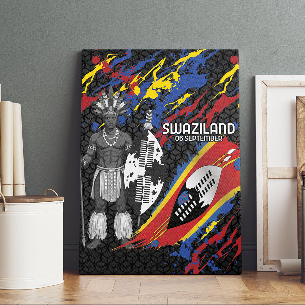 Swaziland Eswatini Somhlolo Day Canvas Wall Art Independence Day