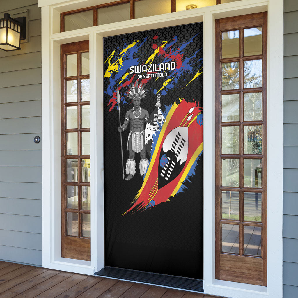 Swaziland Eswatini Somhlolo Day Door Cover Independence Day