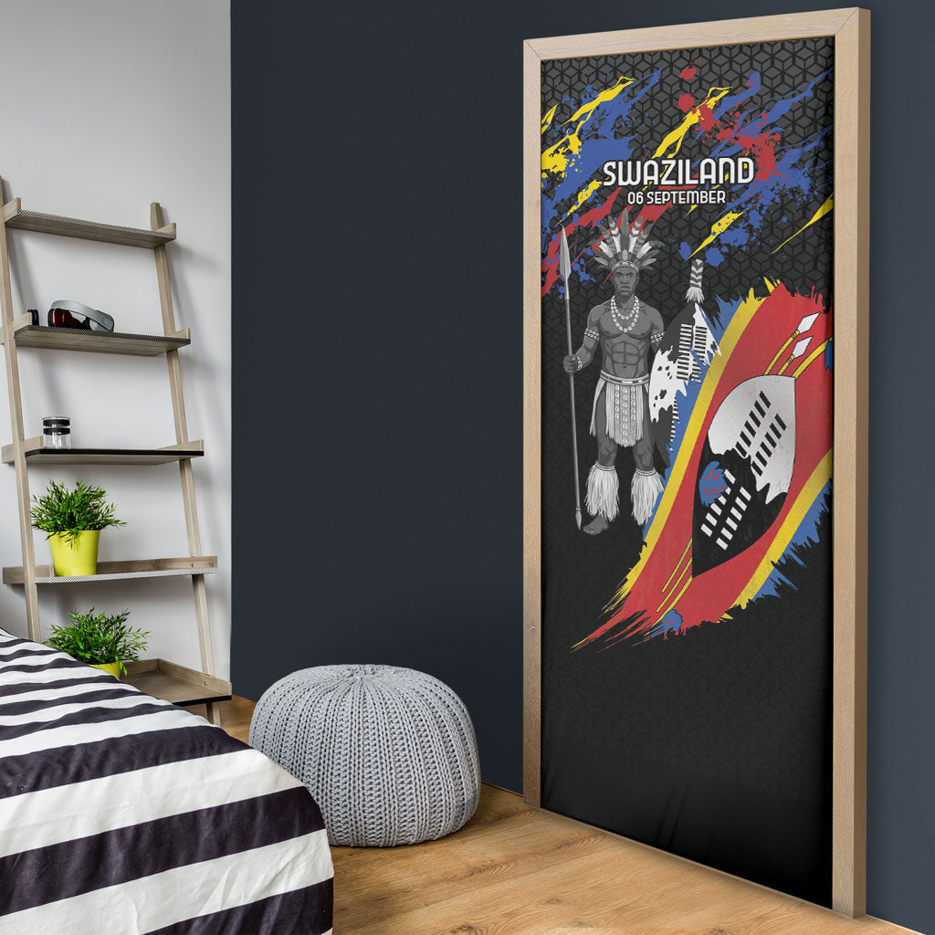 Swaziland Eswatini Somhlolo Day Door Cover Independence Day