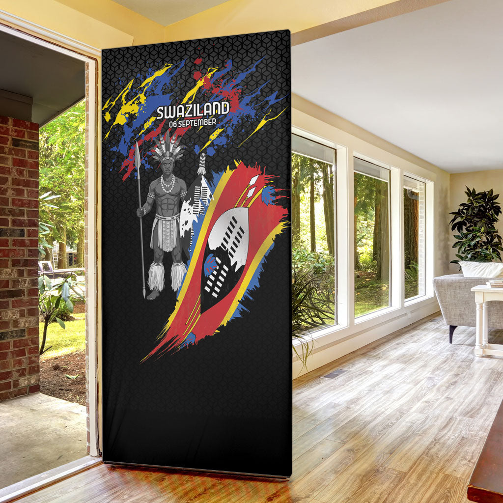 Swaziland Eswatini Somhlolo Day Door Cover Independence Day