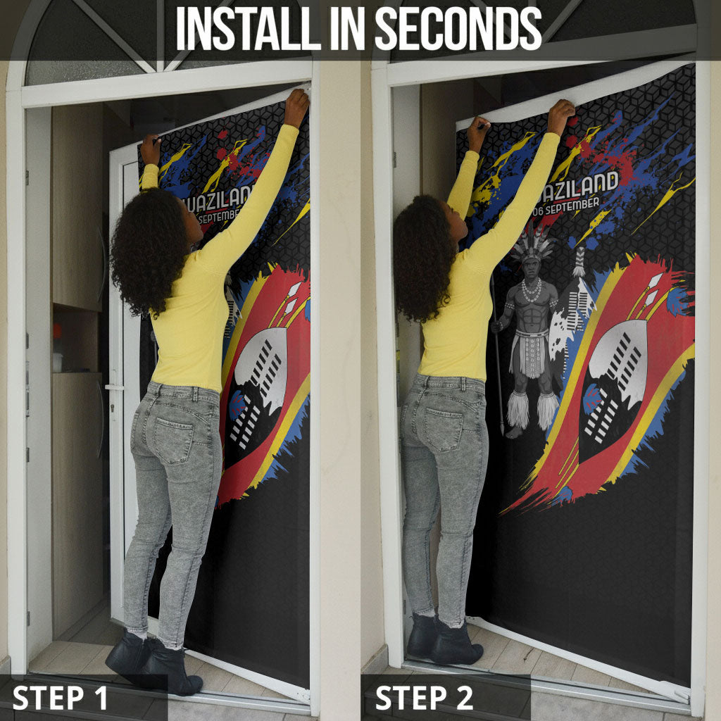 Swaziland Eswatini Somhlolo Day Door Cover Independence Day