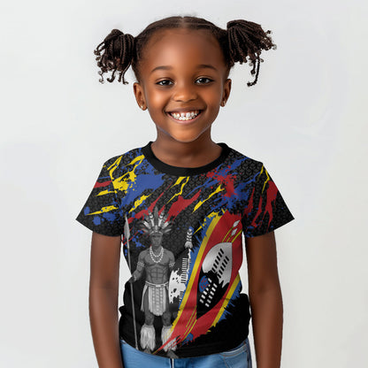 Swaziland Eswatini Somhlolo Day Kid T shirt Independence Day