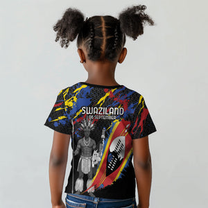 Swaziland Eswatini Somhlolo Day Kid T shirt Independence Day