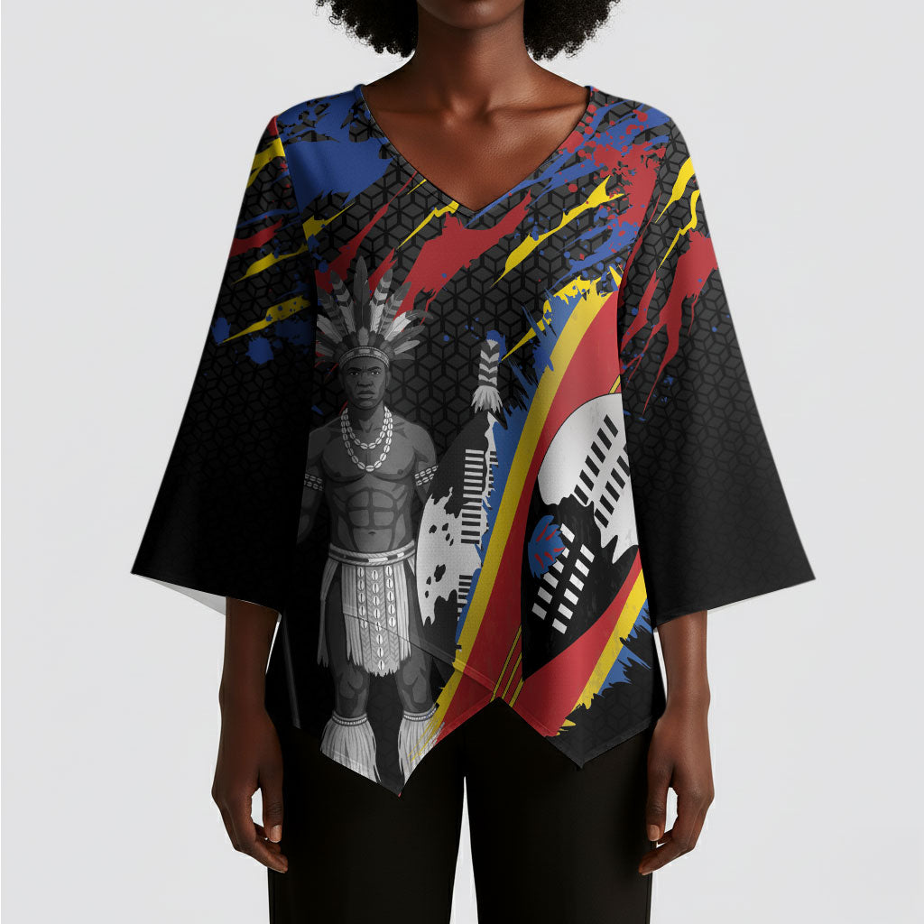Swaziland Eswatini Somhlolo Day Kimono Sleeve Blouse Independence Day