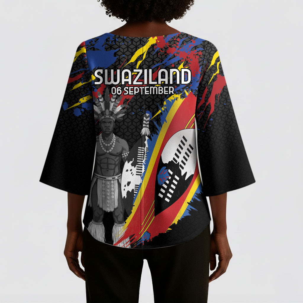 Swaziland Eswatini Somhlolo Day Kimono Sleeve Blouse Independence Day