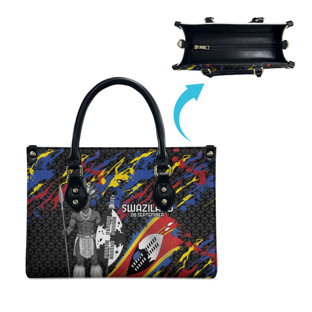 Swaziland Eswatini Somhlolo Day Leather Bag Independence Day