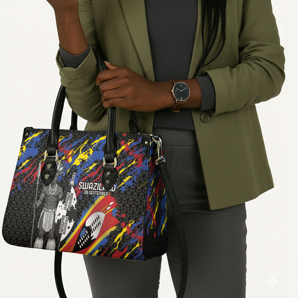 Swaziland Eswatini Somhlolo Day Leather Bag Independence Day