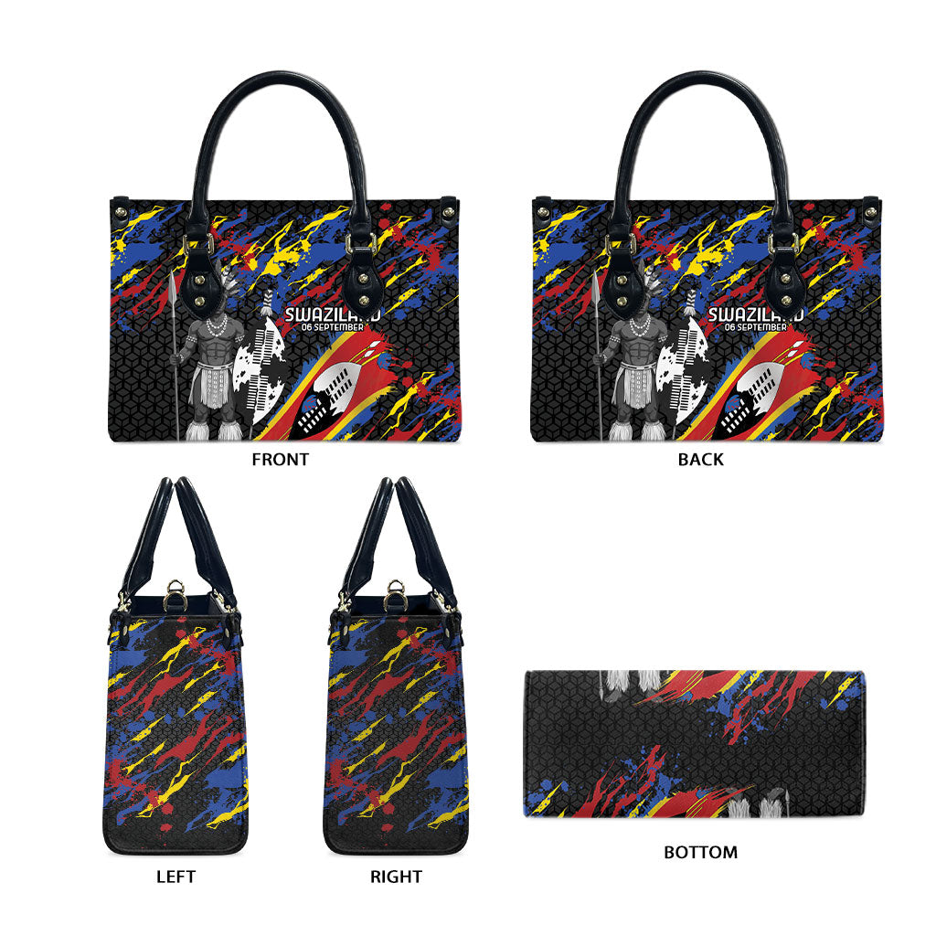 Swaziland Eswatini Somhlolo Day Leather Bag Independence Day