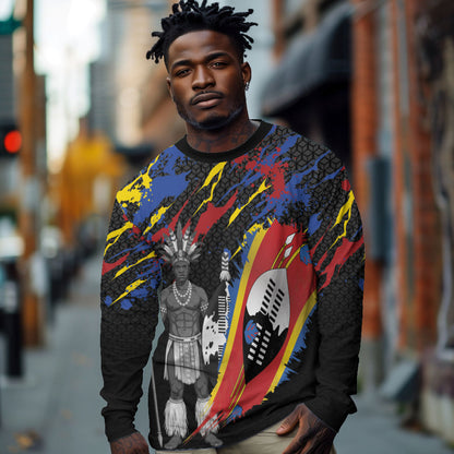 Swaziland Eswatini Somhlolo Day Long Sleeve Shirt Independence Day