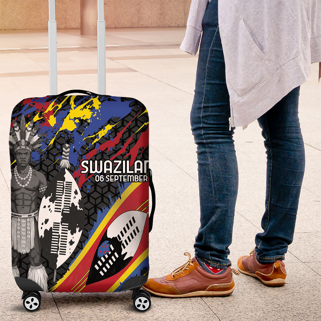 Swaziland Eswatini Somhlolo Day Luggage Cover Independence Day